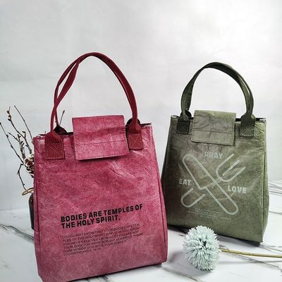 맞춤형 디자인 대용량 Tyvek Dupont 종이 단열 점심 상자 가방
