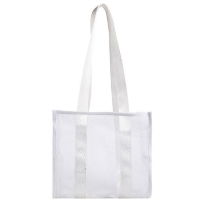 2022 맞춤형 패션 프린트 대형  Mesh Tote 가방 홀로 아웃 여자 해변 가방