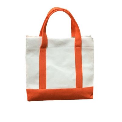 사용자 지정 로고와 사용자 지정 로고와 함께 재사용 가능한 친환경 빈 라인 토트 캔버스 쇼핑 가방