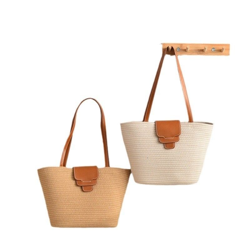 용납 OEM/ODM 맞춤형 색상 여름 여행용 여성 빨대 해변 가방