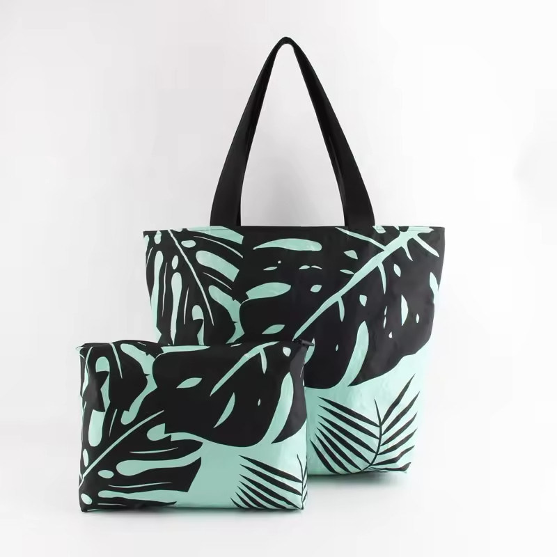 OEM/ODM 허용 Custom Logo Printed Dupont Tyvek Paper Shopping Bag With Zipper 오프라인 용품